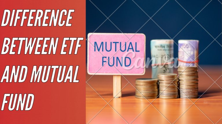 difference between etf and mutual fund