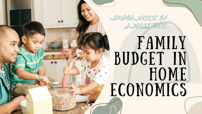 family budget in home economics